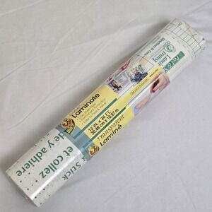 Vtg‎ 2002 Duck Clear Laminate, 12 In x 36 Ft, Easy To Peel & Install, New Sealed